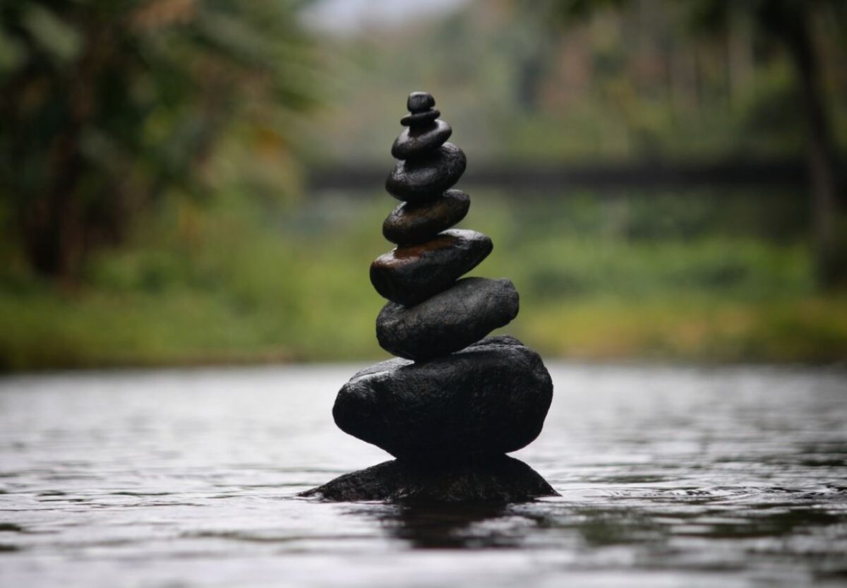 balanced pebbles