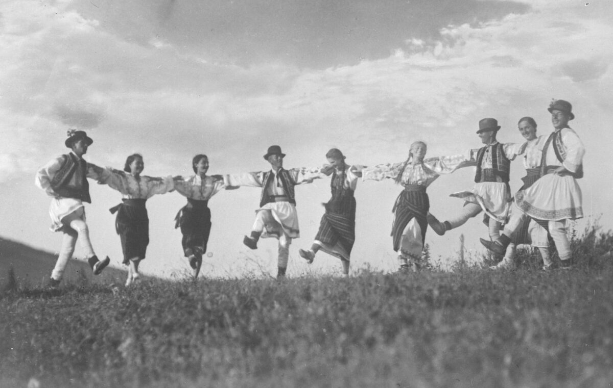 people dancing in Romania