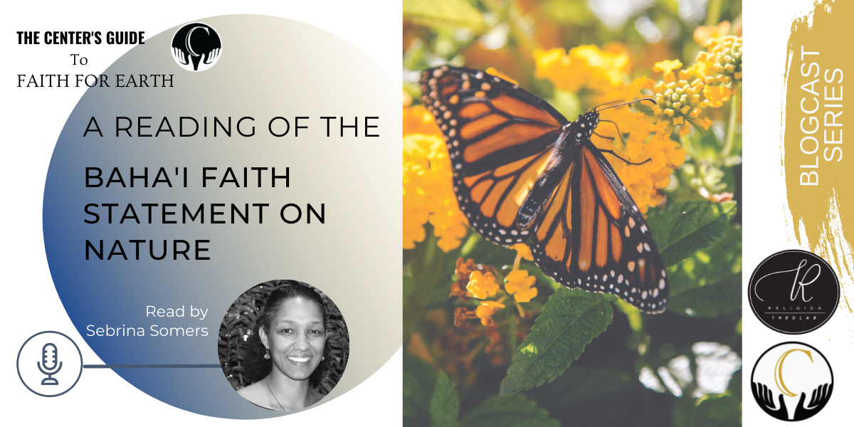 Blogcast: Sebrina Somers_Image for Baha'i Statement